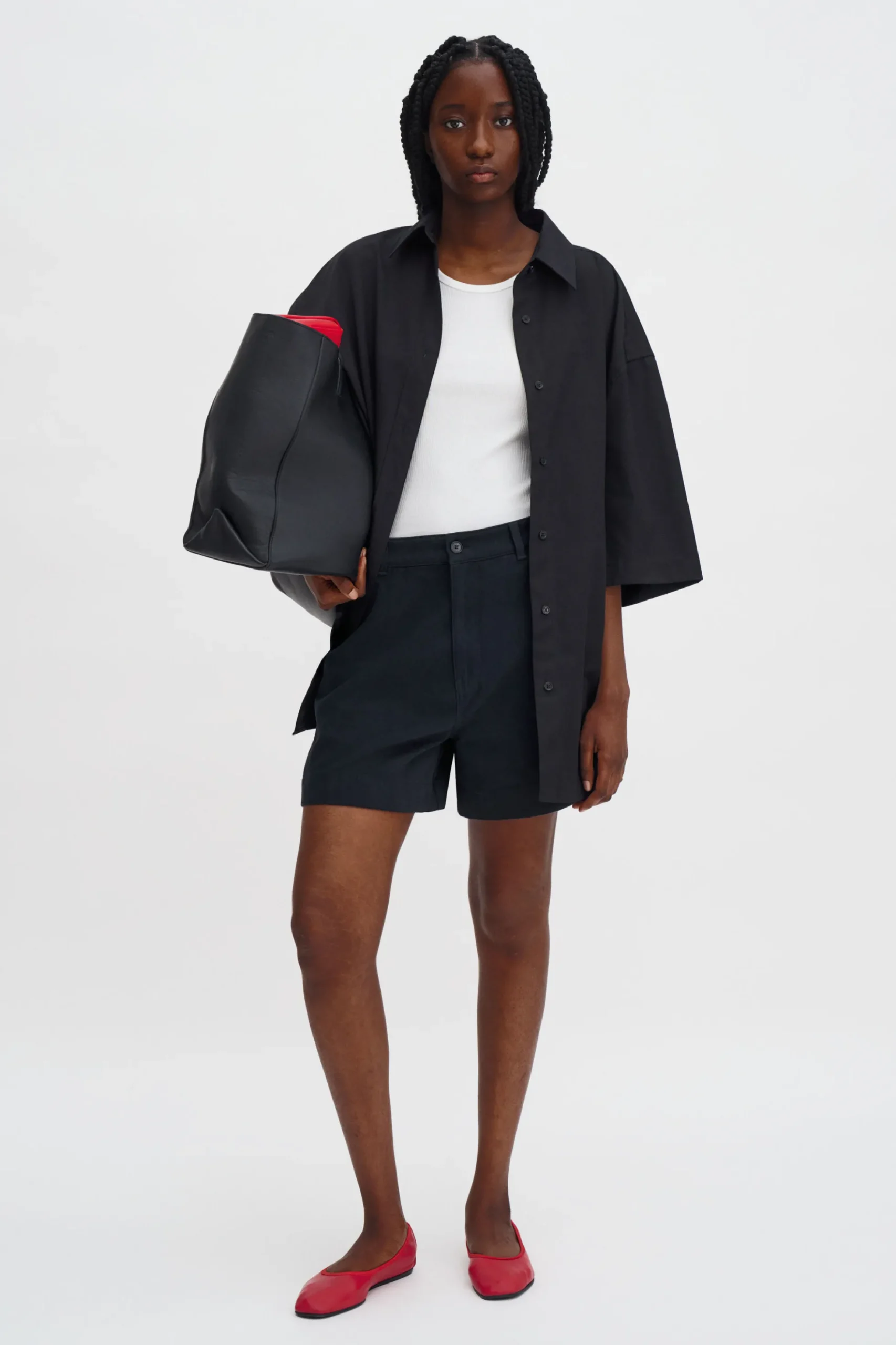 Baggy Cotton Shorts