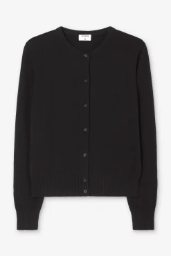Cashmere Crewneck Cardigan
