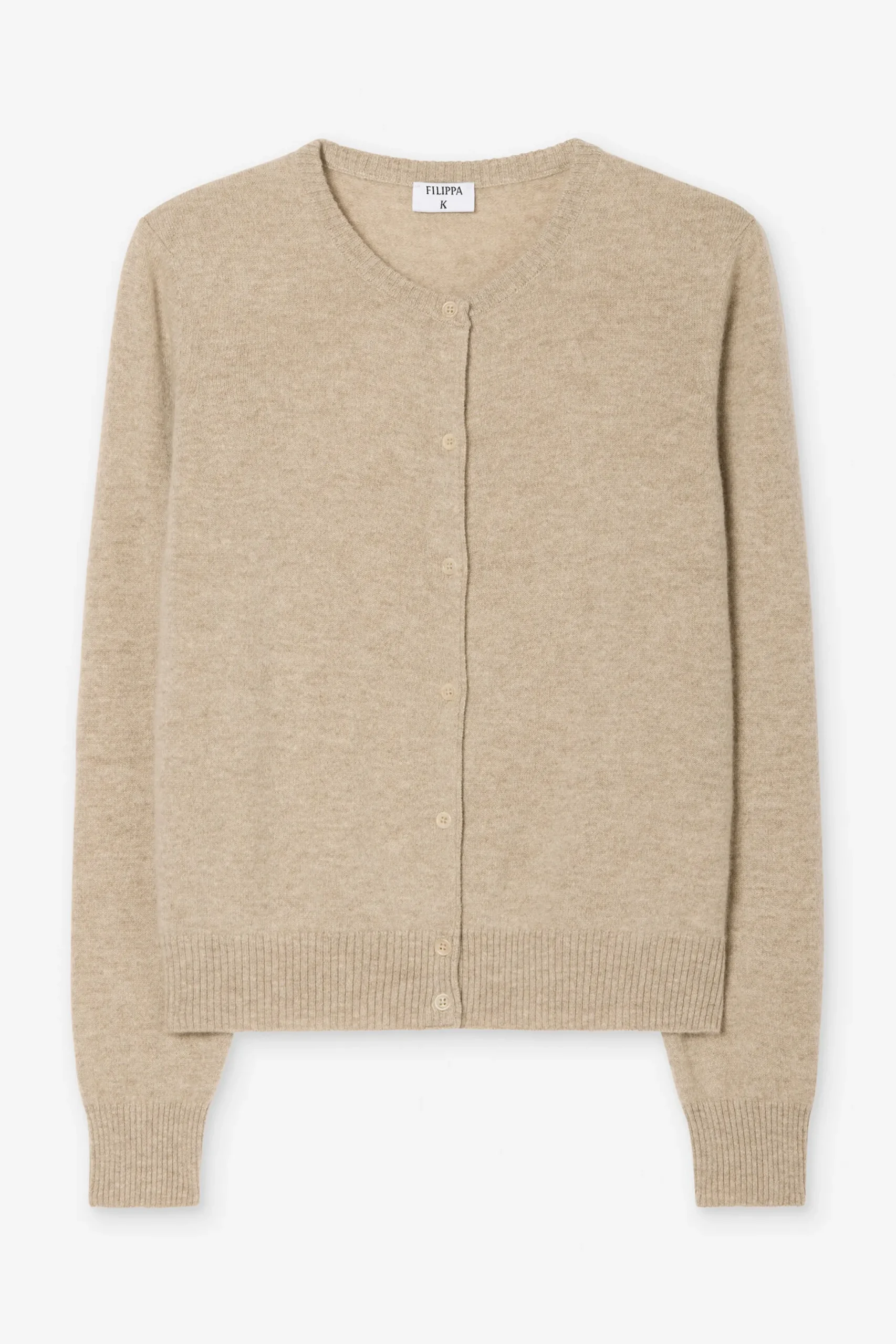 Cashmere Crewneck Cardigan