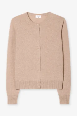 Cashmere Crewneck Cardigan