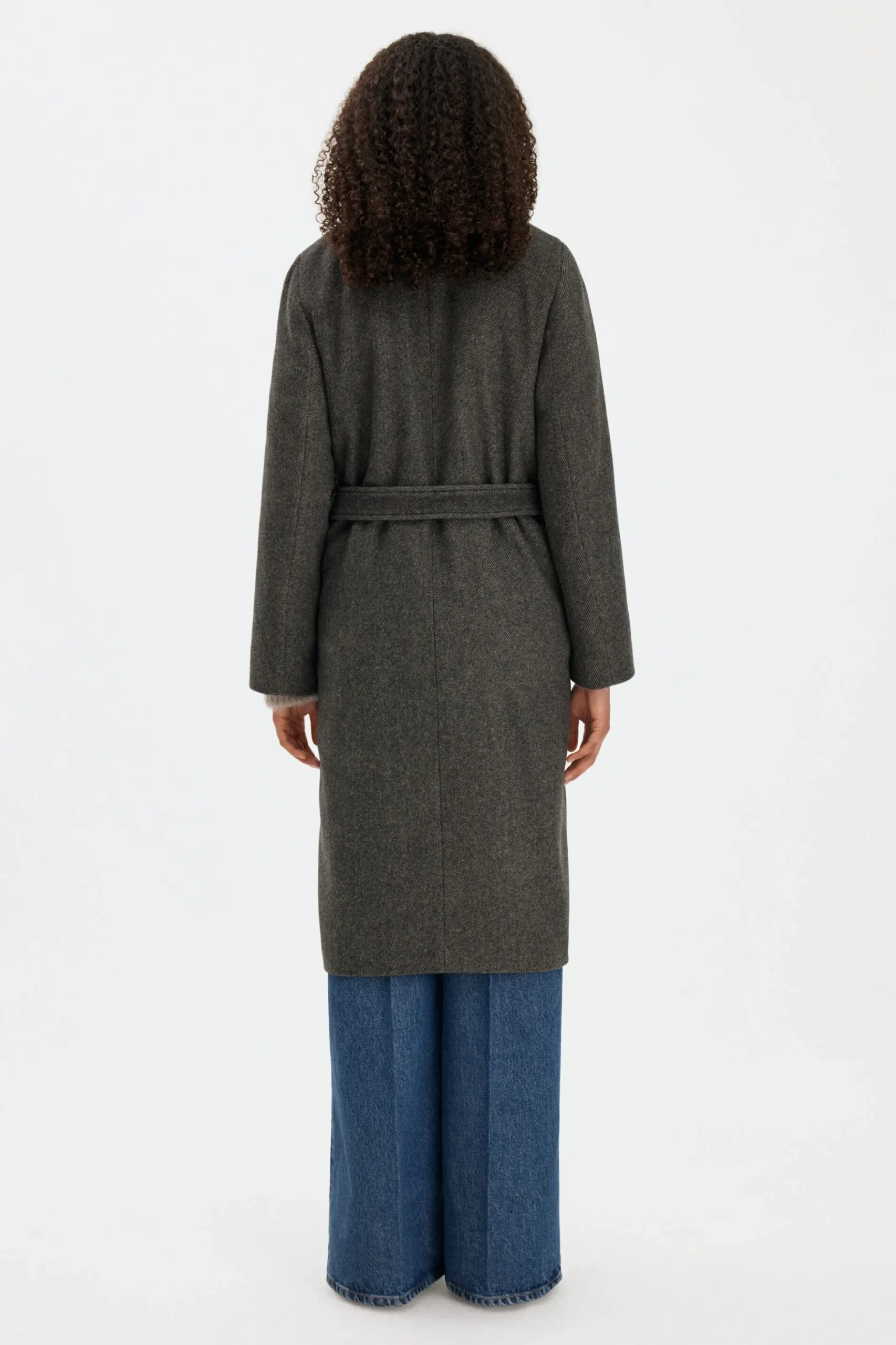 Charlotte Twill Belted Coat