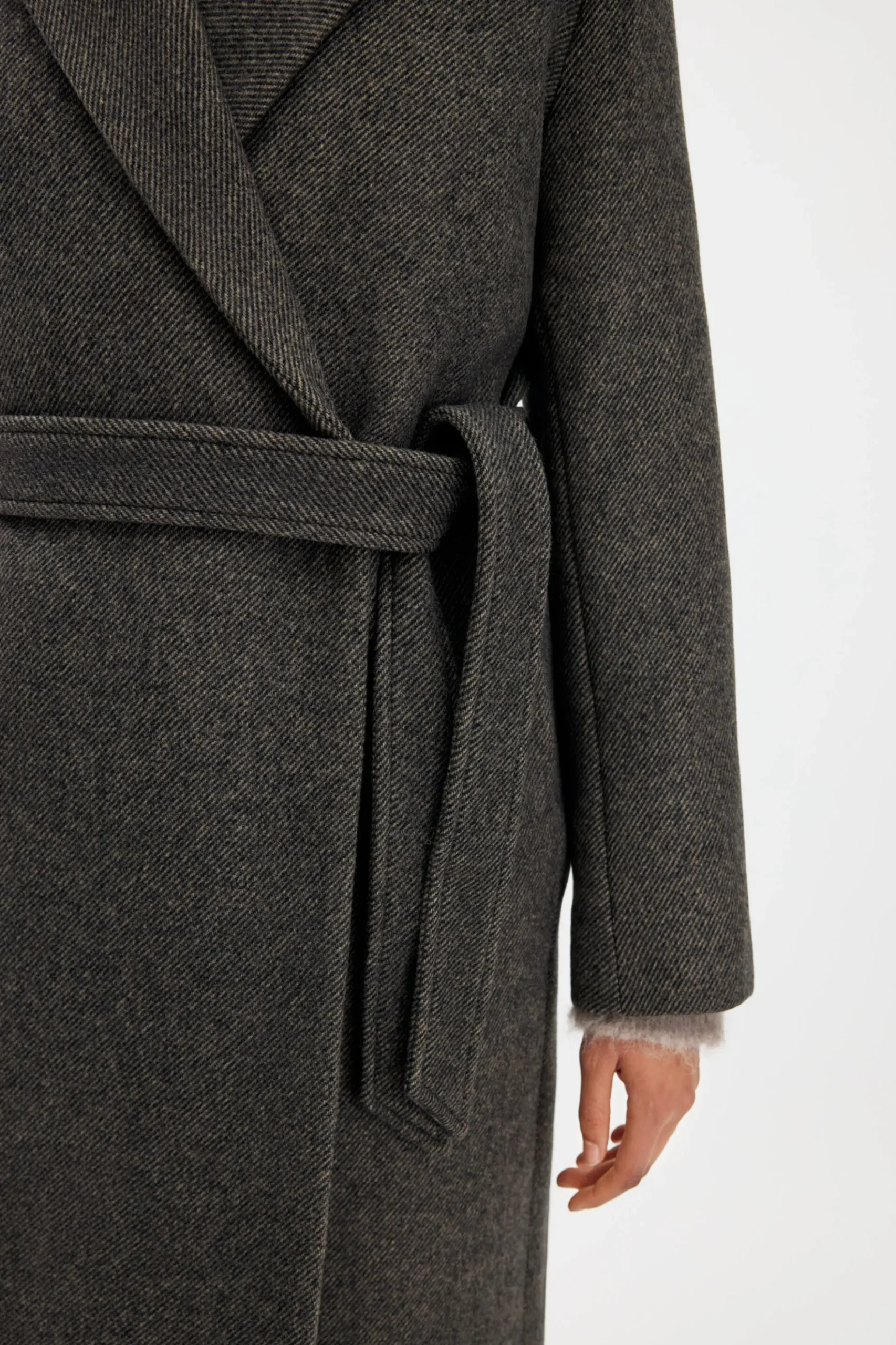 Charlotte Twill Belted Coat