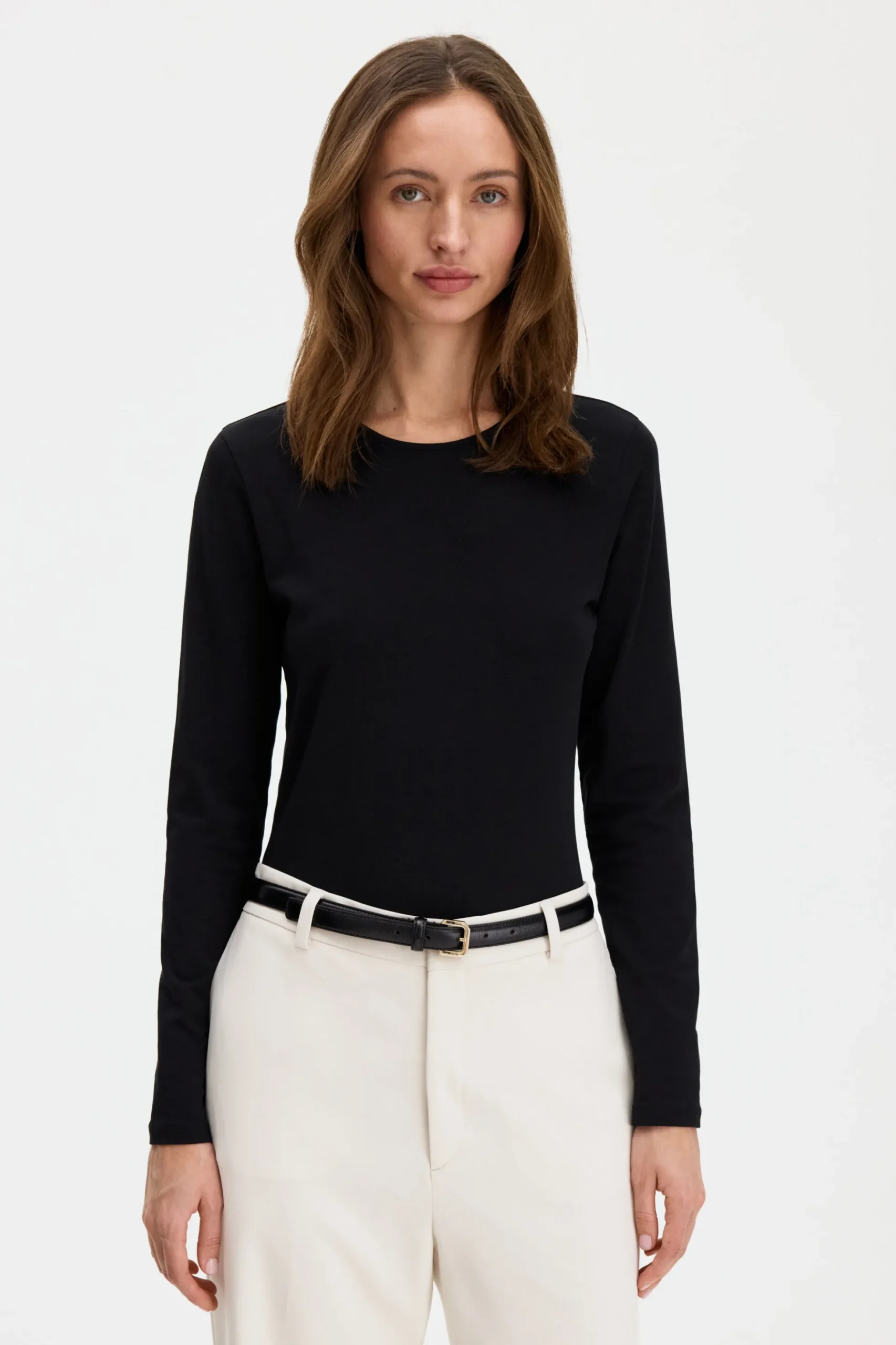 Cotton Stretch Long Sleeve