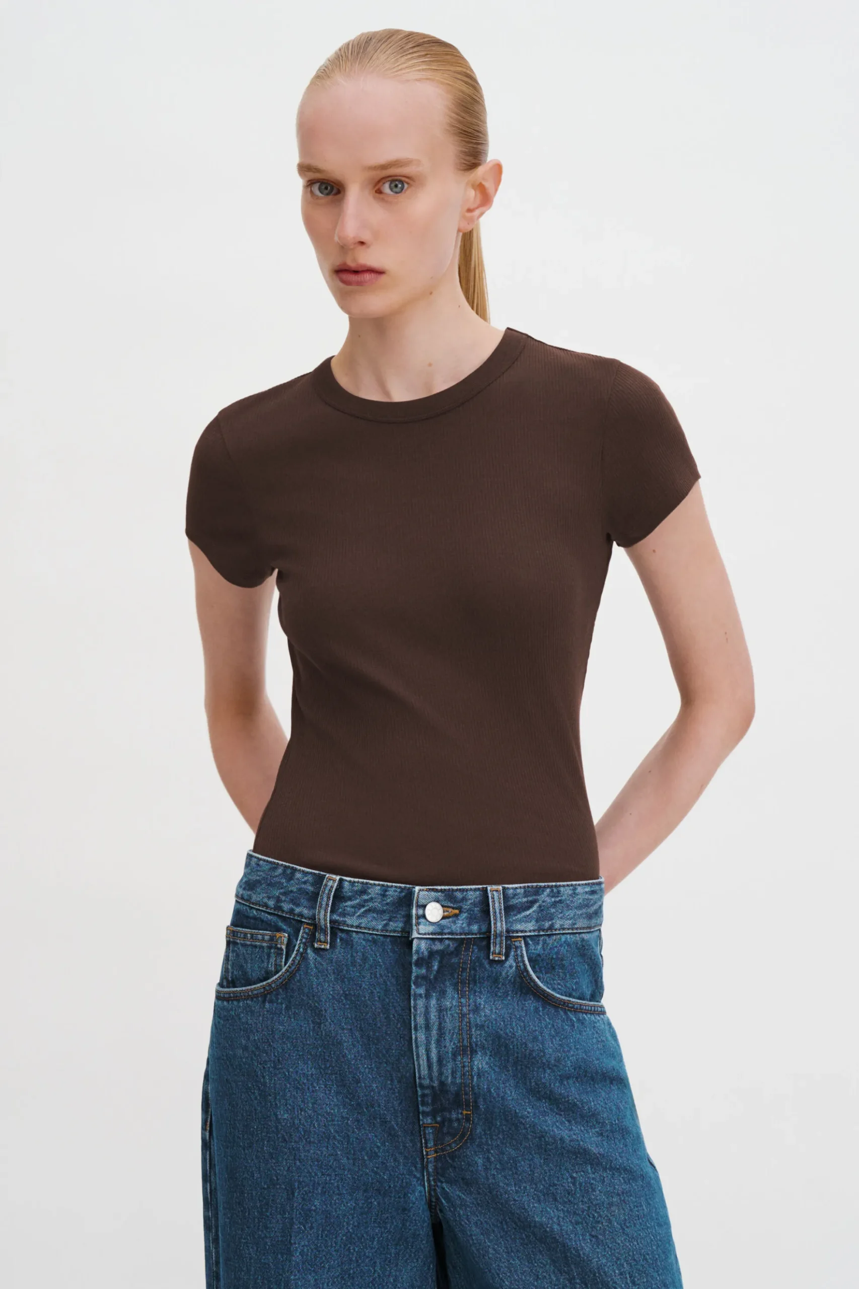 Fine Rib Tee