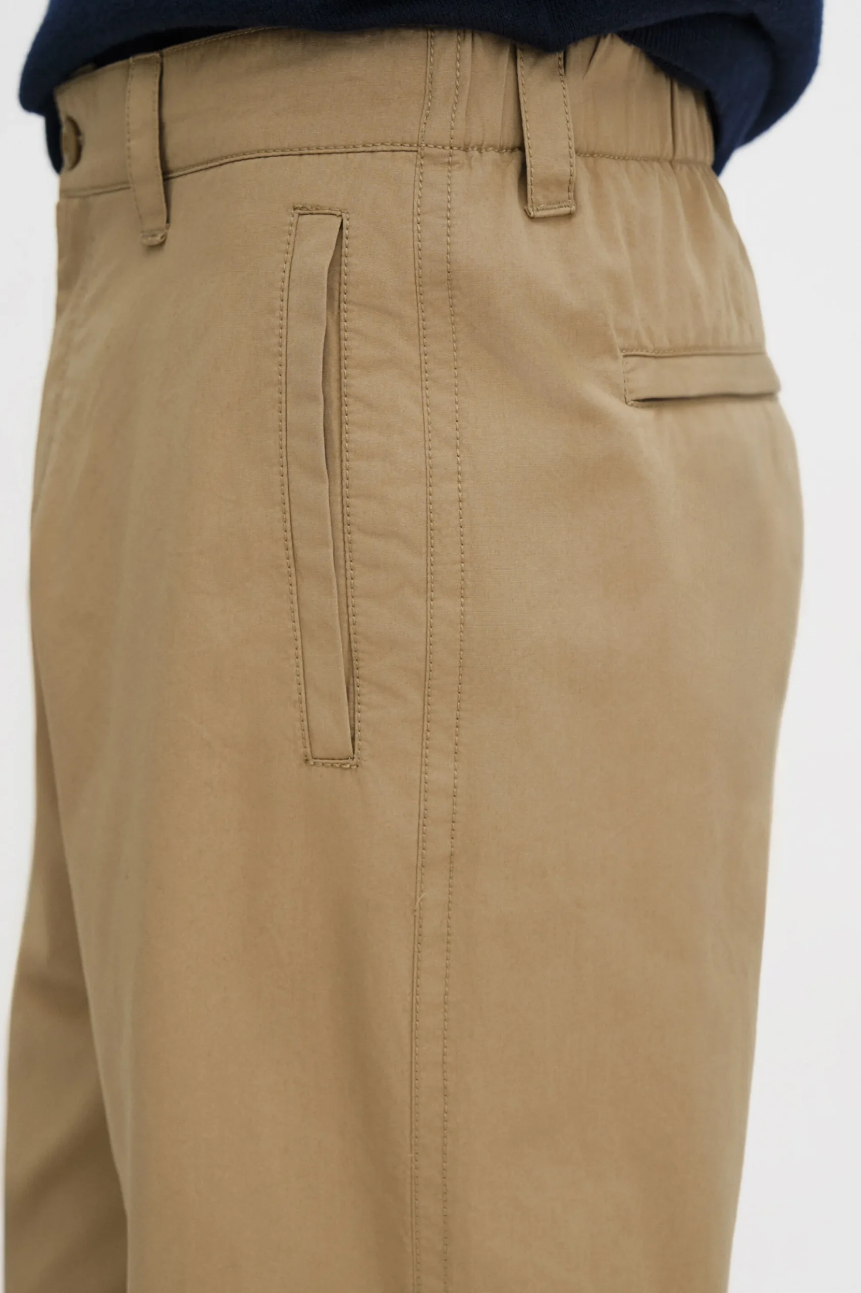 Flynn Washed Cotton Trousers