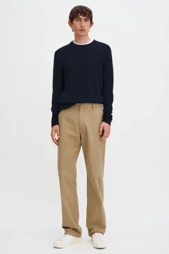 Flynn Washed Cotton Trousers