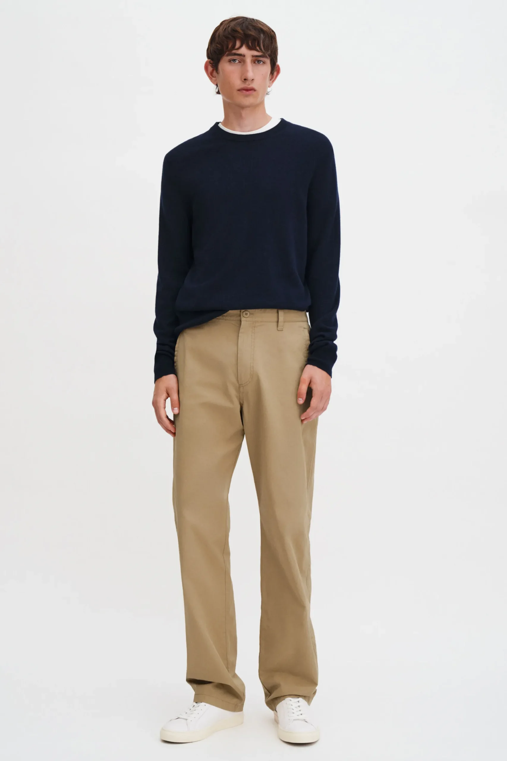 Flynn Washed Cotton Trousers