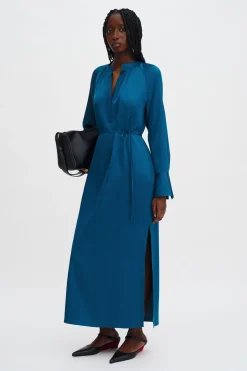 Gathered Raglan Dress