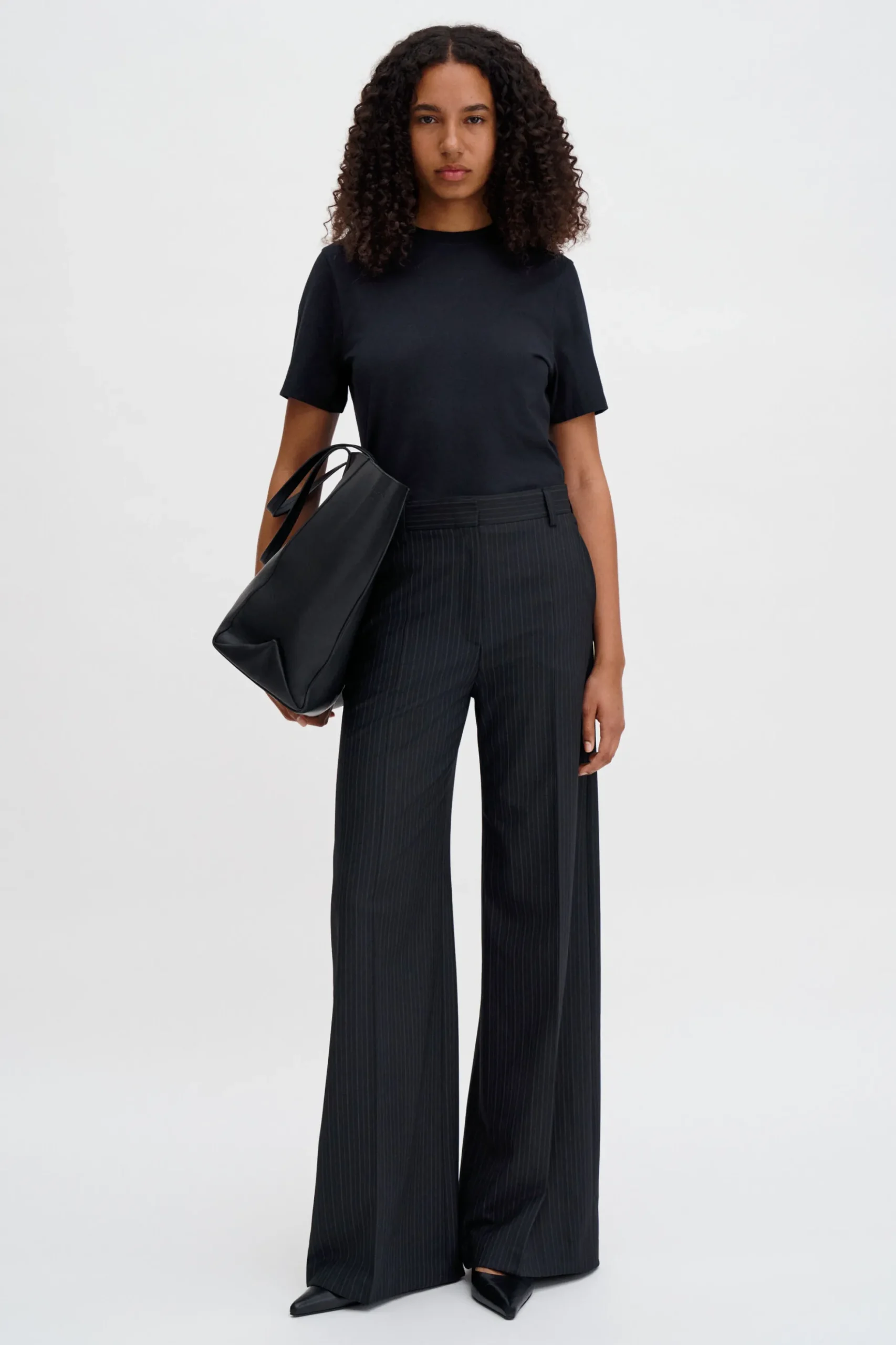 Harlow Pinstripe Trousers