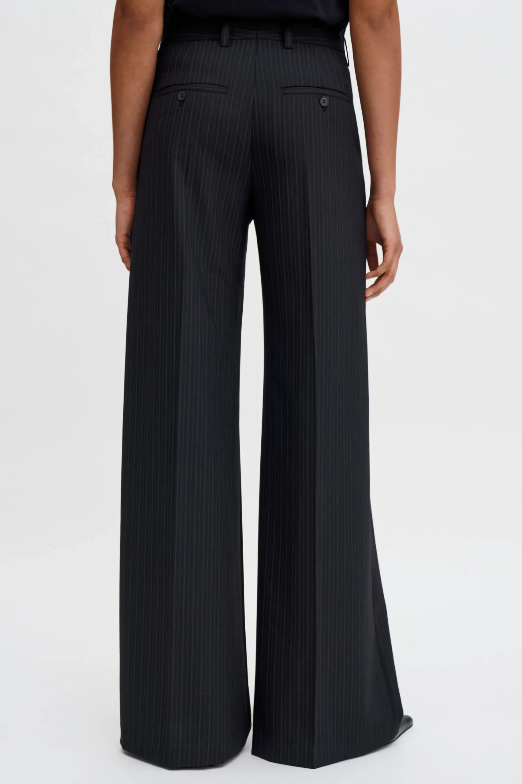 Harlow Pinstripe Trousers