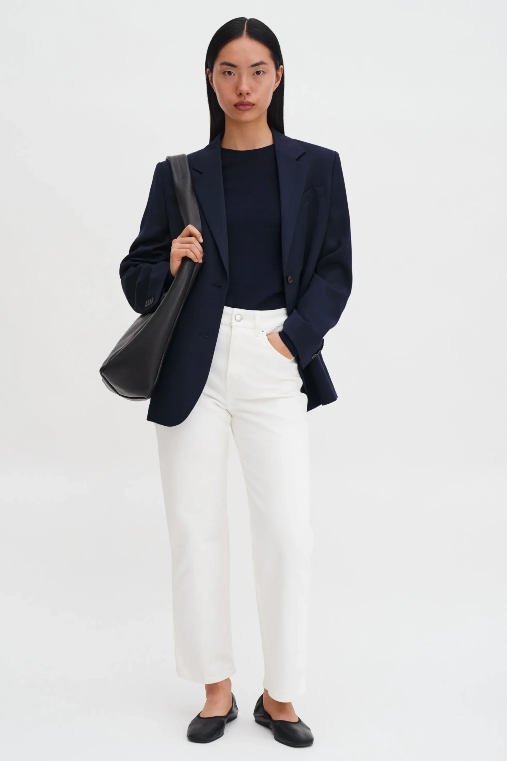 High Waisted Cropped Jeans