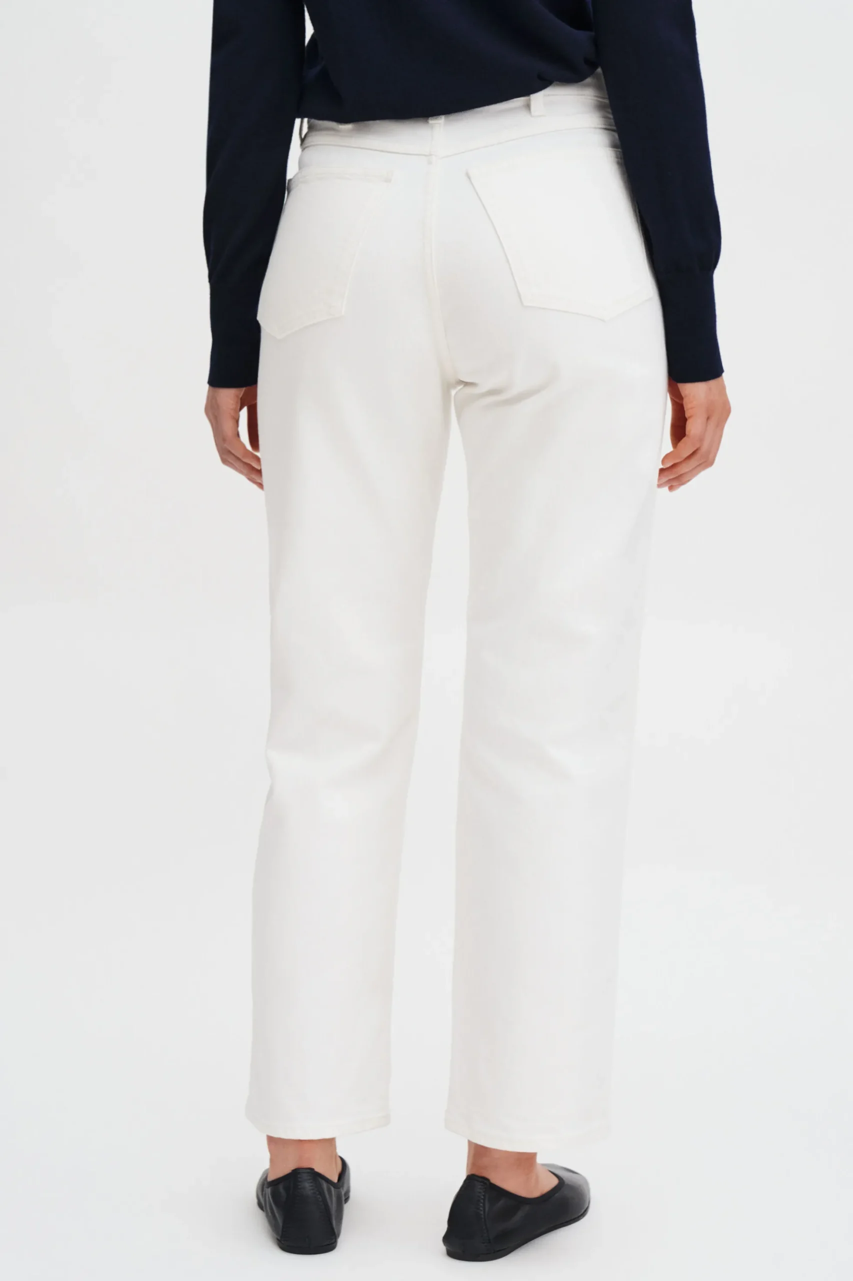 High Waisted Cropped Jeans