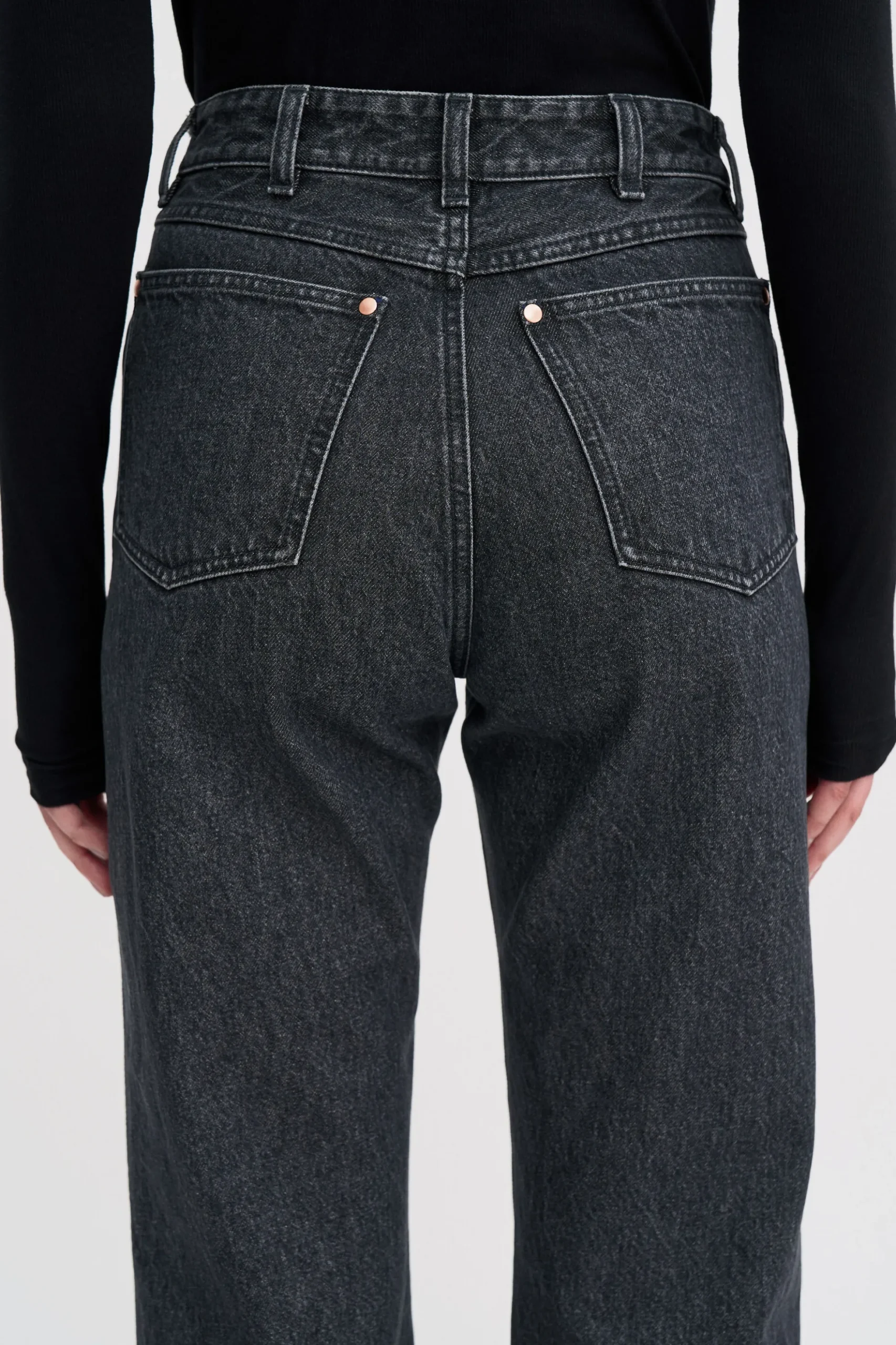 High Waisted Cropped Jeans