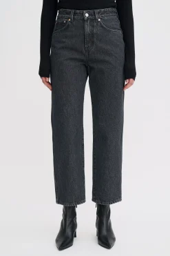 High Waisted Cropped Jeans