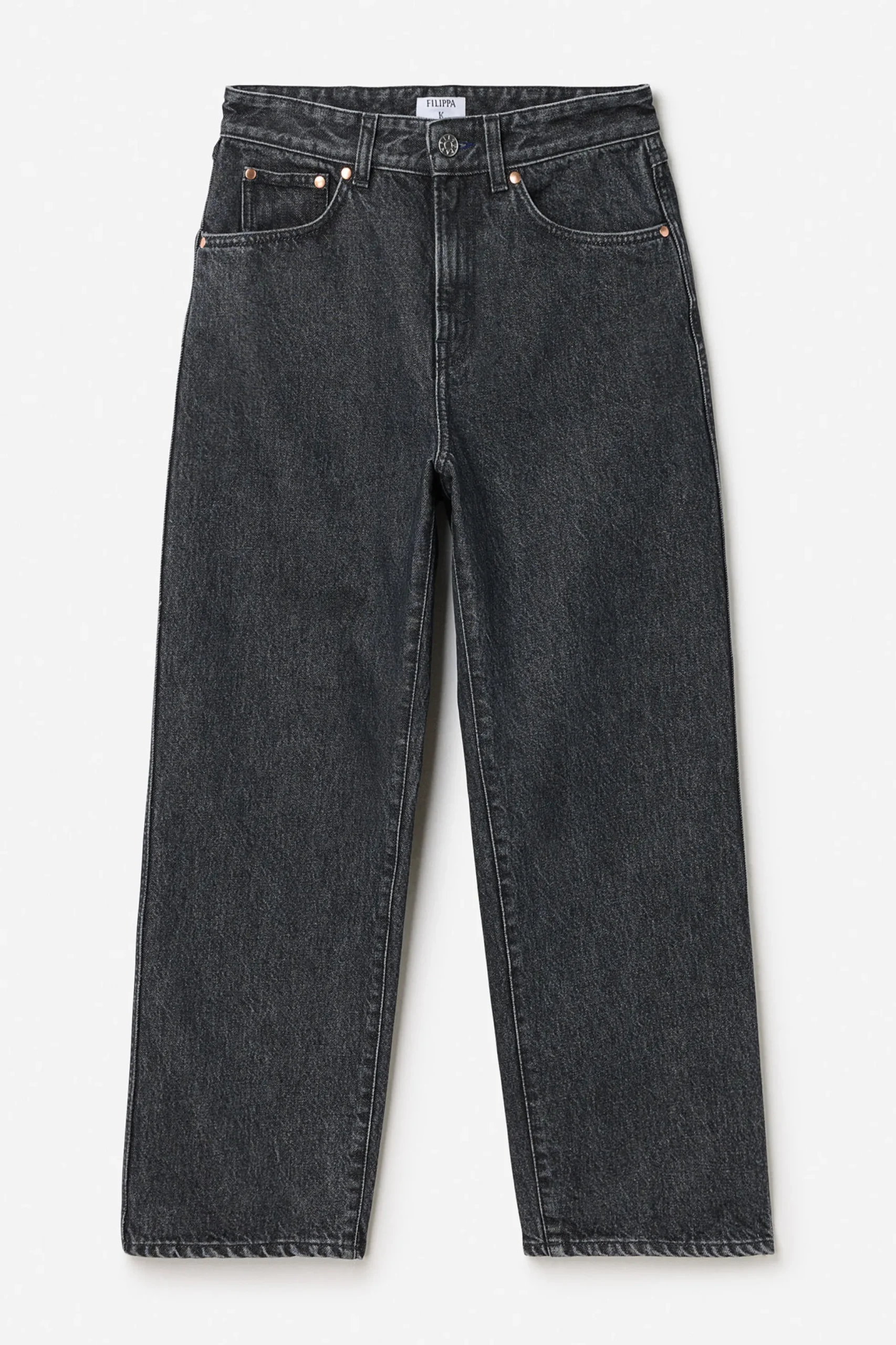 High Waisted Cropped Jeans