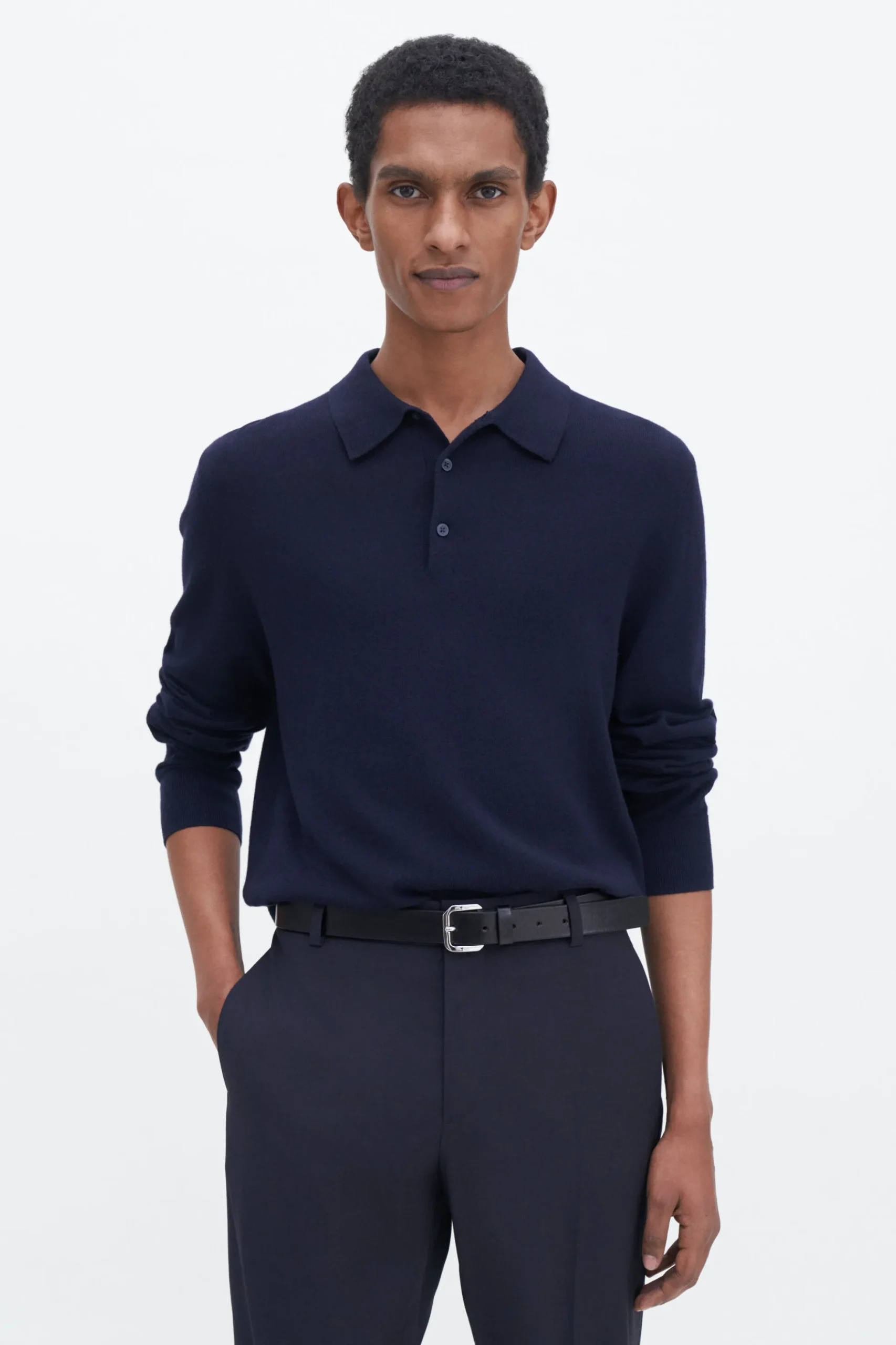 Knitted Polo Shirt