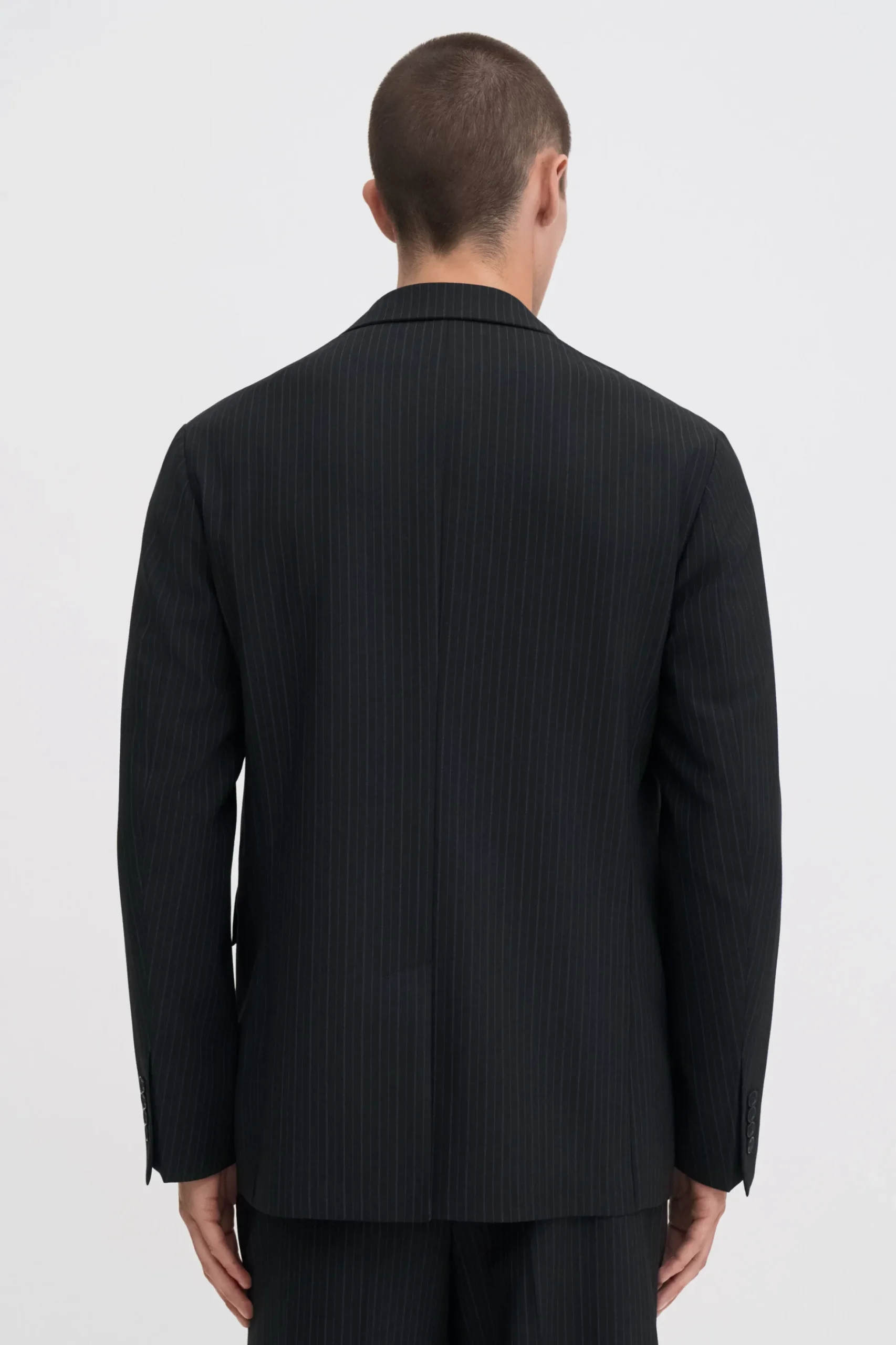 Mathias Pinstripe Blazer