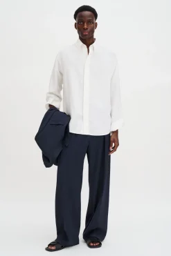 Relaxed Cotton Linen Shirt