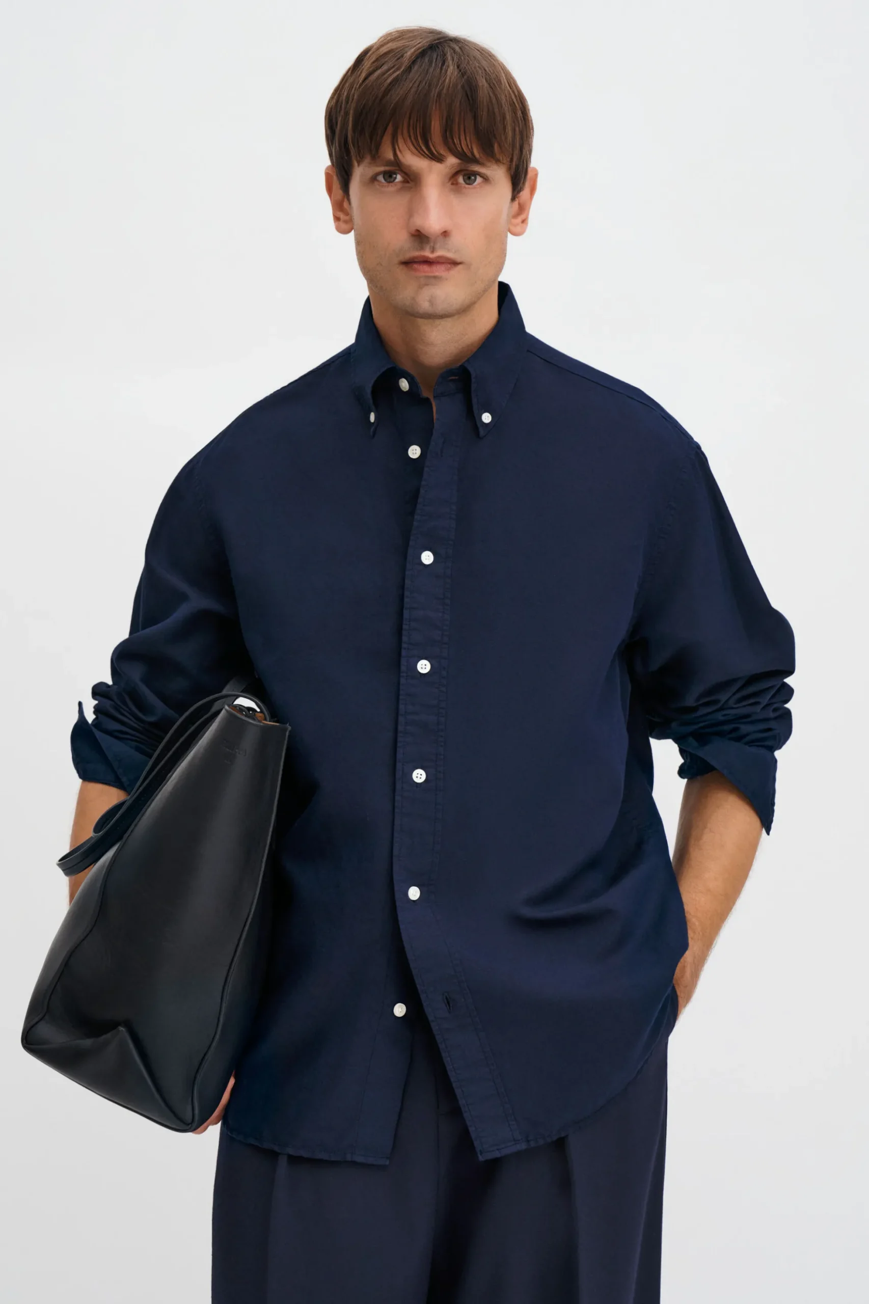 Relaxed Cotton Linen Shirt