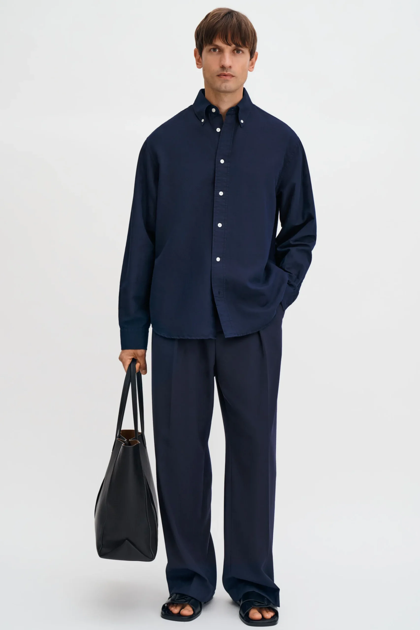 Relaxed Cotton Linen Shirt