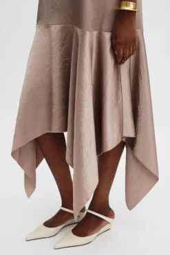 Scarf Hem Dress