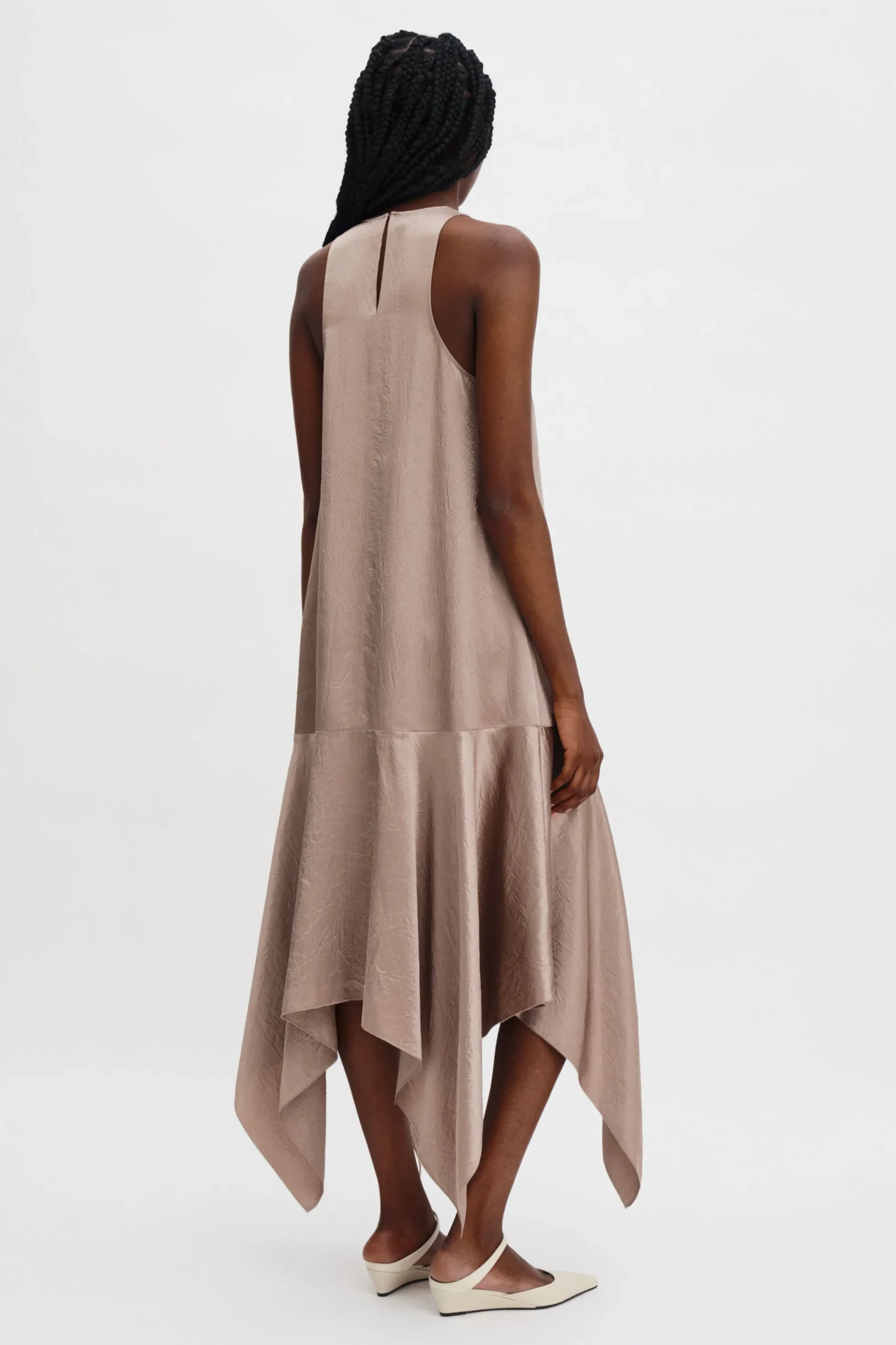 Scarf Hem Dress