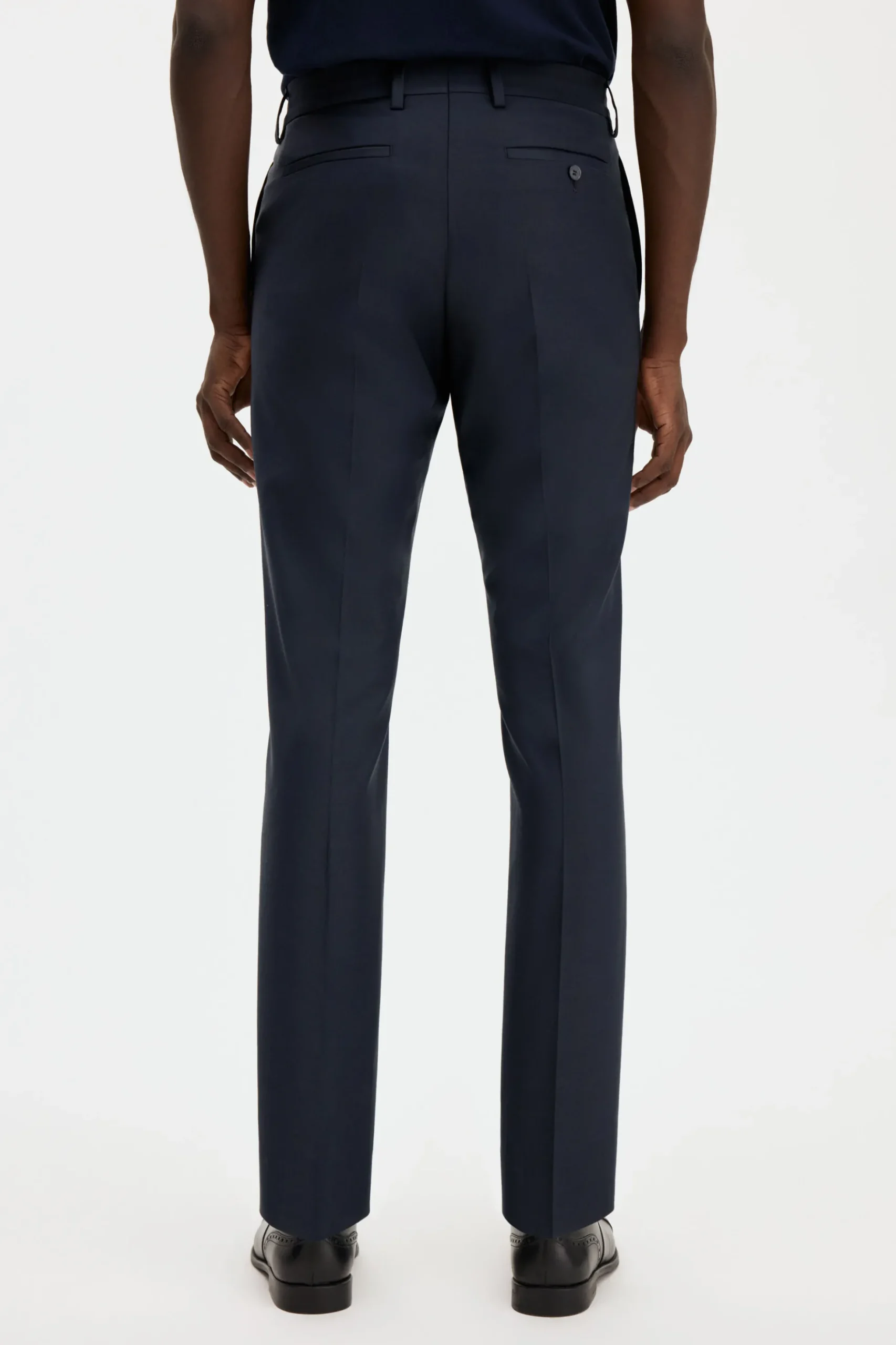 Slim Tapered Wool Trousers
