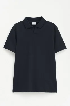 Stretch Cotton Polo T-Shirt