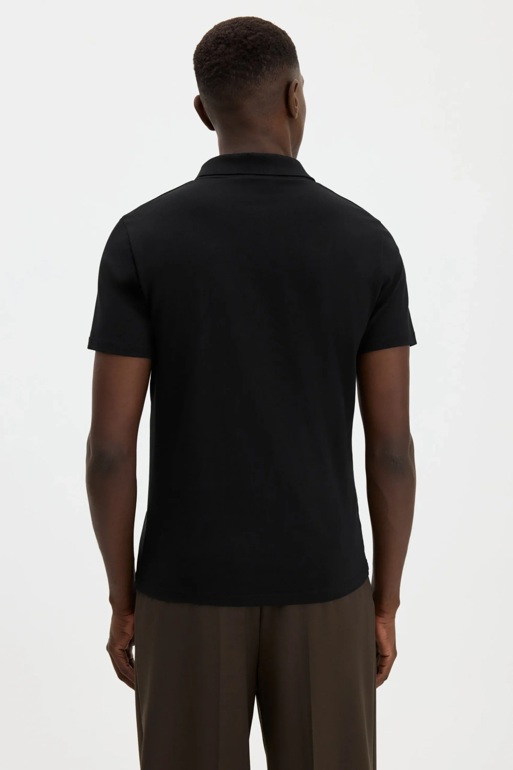 Stretch Cotton Polo T-Shirt