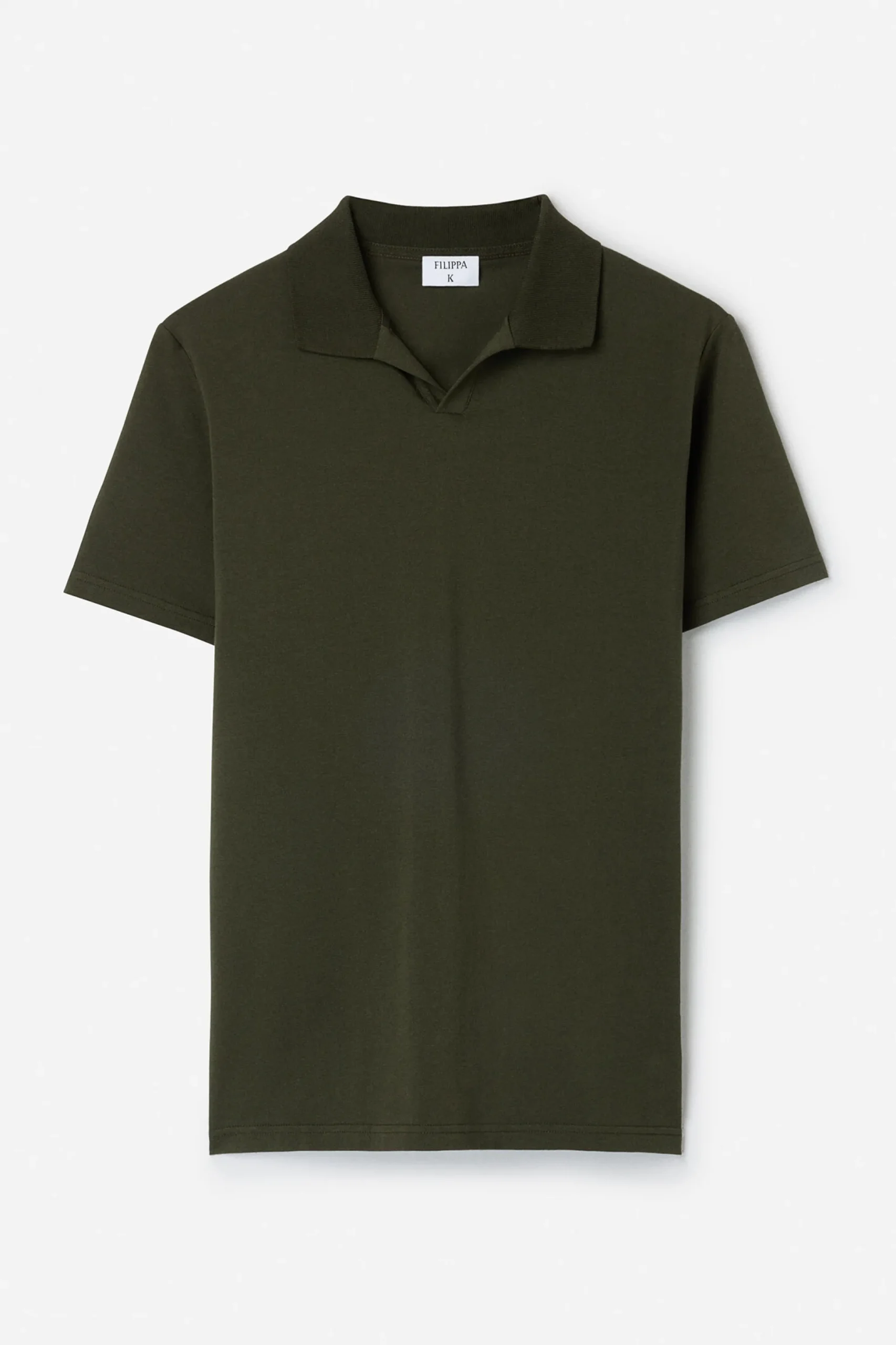 Stretch Cotton Polo T-Shirt