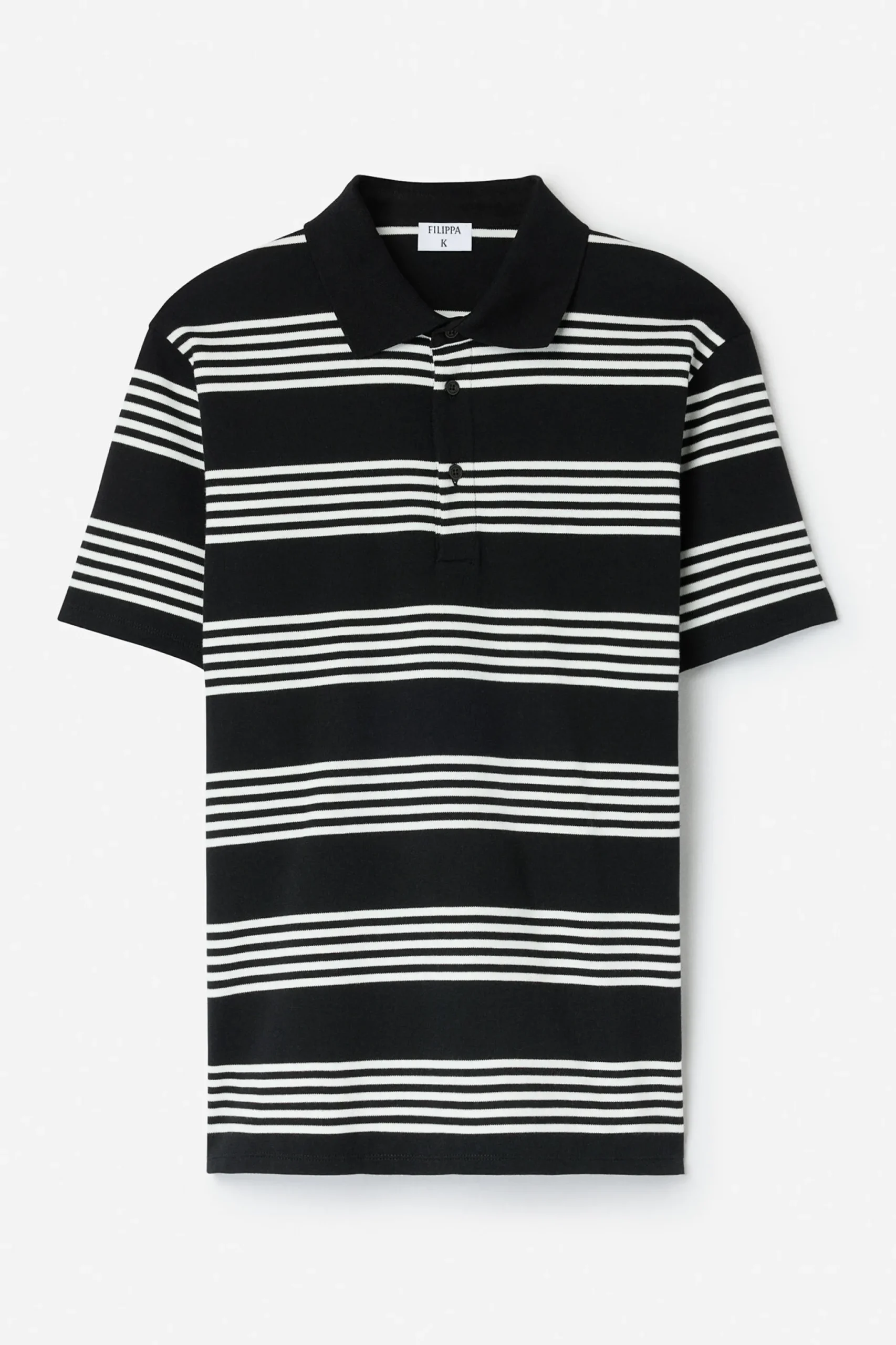 Striped Jersey Polo Shirt