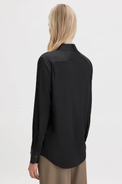 Vertical Lace Detail Shirt