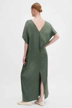 V-Neck Crinkle Kaftan